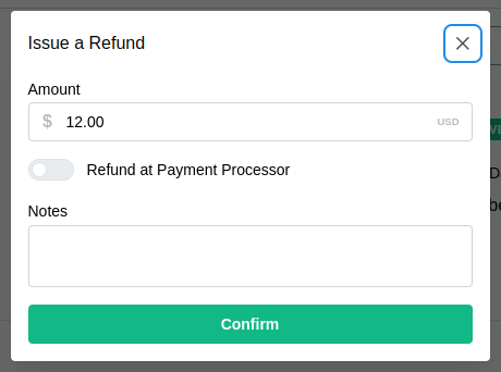 Refunds